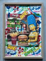 Koen Betjes (1992) - Marge Simpson x Fastfood - hand, Antiquités & Art