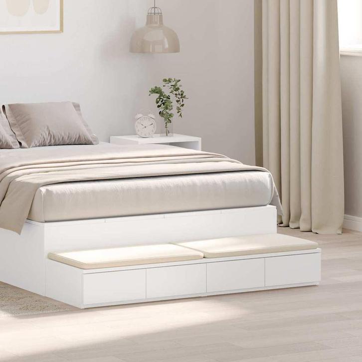 Lades Wit 120cm | Retour Deal | Slaapkamer Upgrade, Huis en Inrichting, Slaapkamer | Nachtkastjes, Nieuw, Hout, Minder dan 55 cm