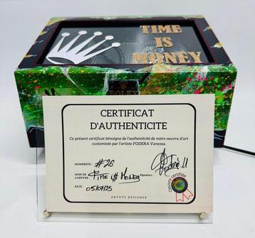 Vanessa Fodera (1981) - TIME IS MONEY - Automatic Watch beschikbaar voor biedingen