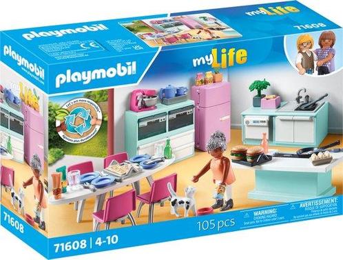PLAYMOBIL My Life Keuken met eethoek - 71608, Kinderen en Baby's, Speelgoed | Duplo en Lego, Nieuw, Verzenden