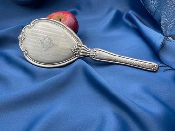Miroir à main - Argent 800 - Italie des années 1960 finement