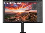 LG - Ultra HD 4K Monitor - 31.5 inch - Zwart, IPS, Verzenden, Nieuw, USB-C