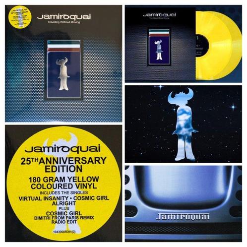 Jamiroquai - Traveling Without Moving ( 25th Anniversary, Cd's en Dvd's, Vinyl Singles