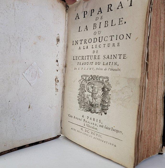 R.P. Lamy - Apparat de la Bible, ou Introduction à la, Antiek en Kunst, Antiek | Boeken en Manuscripten