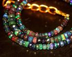 53,5 ct - Topkleuren - Natuurlijke Zwarte Opal - Gespikkelde