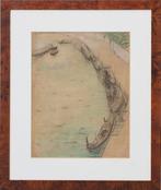 Mario Carraro (1896-1978) - Gondole a Piazzale Roma a