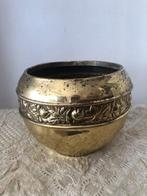 Jardinière - Splendide jardinière de style Liberty en laiton