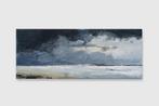 Matthieu van Riel - Stormy Weather on the Coast, Antiek en Kunst