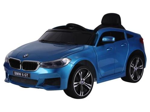 BMW 6 GT, Leder zitje, Rubberen banden, Kinder Accu Auto!, Kinderen en Baby's, Speelgoed | Buiten | Accuvoertuigen, Ophalen of Verzenden