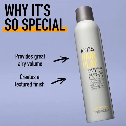 KMS HairPlay Dry Texture Spray (Texturizing Spray), Handtassen en Accessoires, Uiterlijk | Haarverzorging, Nieuw, Verzenden