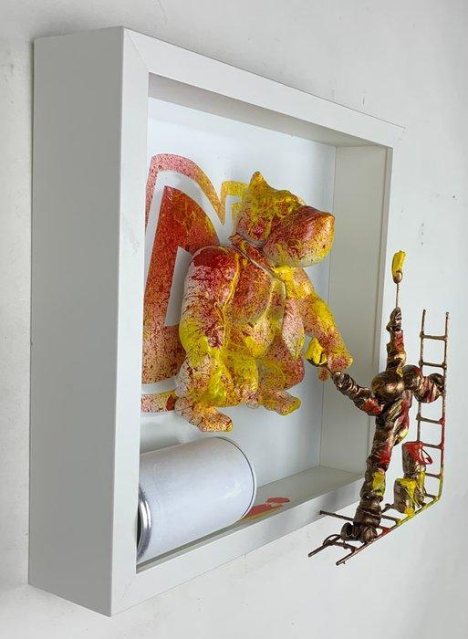 Bernard Saint-Maxent - Donkey splashs, Antiquités & Art, Art | Peinture | Moderne