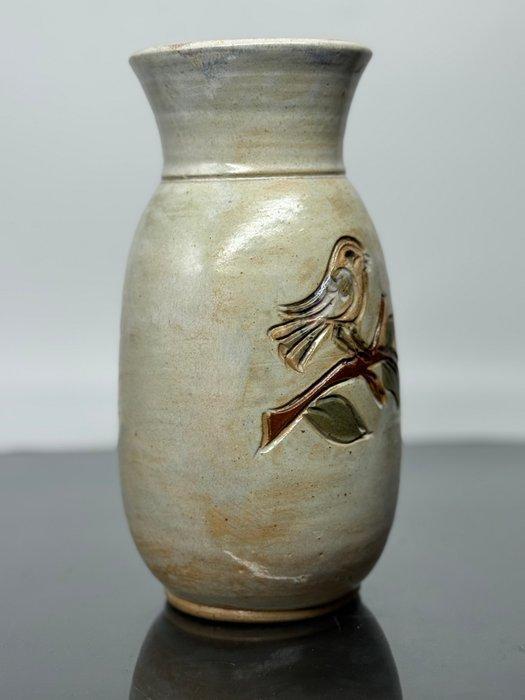 Willy Biron - Vase - Grès - Vase Willy Biron, Antiquités & Art, Curiosités & Brocante