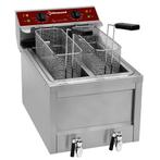 Friteuse | Elektrisch | 8+8L | 0°C/190°C | 9kW (400V) |, Zakelijke goederen, Verzenden, Nieuw in verpakking