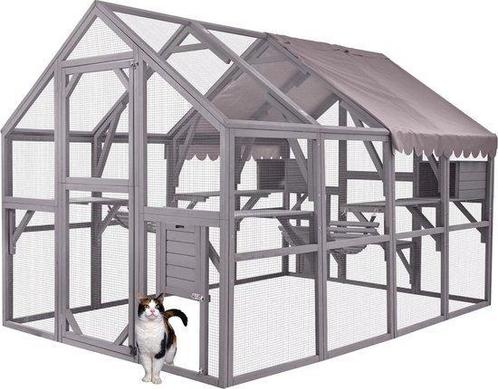 MaxxPet Kattenkooi -kattenvolière - kattenren 280x188x188cm, Dieren en Toebehoren, Katten-accessoires, Nieuw, Ophalen of Verzenden
