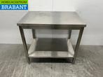 Table de travail en acier inoxydable avec étagère 100 x 70 x, Zakelijke goederen, Horeca | Overige, Verzenden