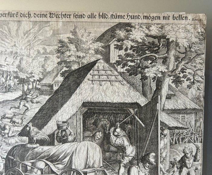 Johannes Sadeler I (1550–1600) da Jost Amman (1539–1591) -, Antiquités & Art, Antiquités | Autres Antiquités