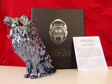 Richard Orlinski (1966) - Sculpture, Roaring Lion Spirit