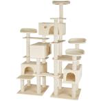 tectake Krabpaal Entissar 214cm - beige, Dieren en Toebehoren, Verzenden, Nieuw