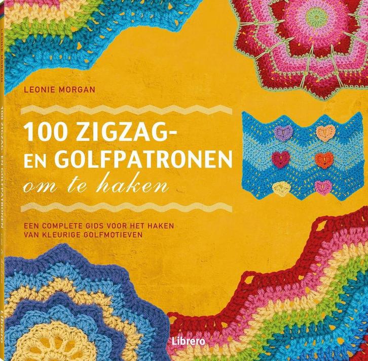 100 zigzag- en golfpatronen om te haken 9789089984715, Boeken, Hobby en Vrije tijd, Zo goed als nieuw, Verzenden