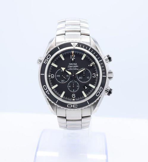 Omega - Seamaster Planet Ocean Chronograph Date - Zonder, Handtassen en Accessoires, Horloges | Heren