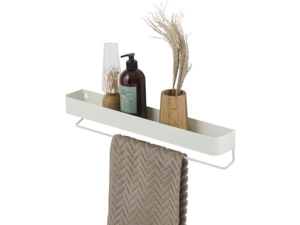 Veiling - Sealskin Brix Wandrek met handdoekrek 55 cm L Wit, Huis en Inrichting, Badkamer | Badtextiel en Accessoires