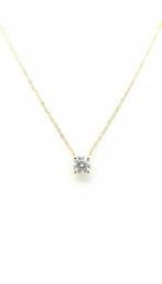 Collier - 14 carats Or jaune - 1.02ct. tw. Diamant, Handtassen en Accessoires, Kettingen, Nieuw