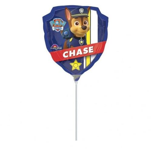 Paw Patrol Folie Ballon Chase Mini 28cm, Hobby en Vrije tijd, Feestartikelen, Nieuw, Verzenden