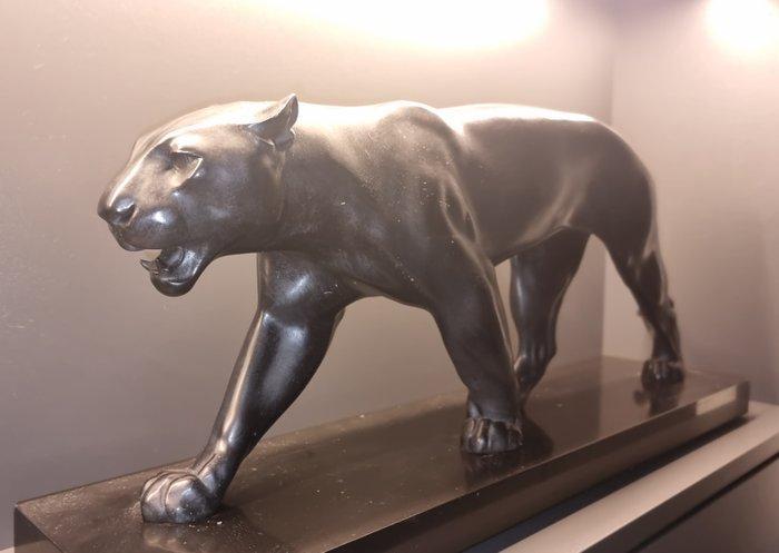 Max le Verrier - Max le Verrier - sculptuur, Bagheera - L., Antiek en Kunst, Kunst | Designobjecten