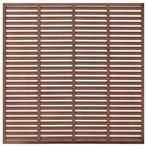 HKC Louvre Schutting 180x180 - Bruin - OP = OP! Tuin Upgr..., Tuin en Terras, Schuttingen, Kunststof, 1 tot 2 meter, Nieuw, Minder dan 3 meter