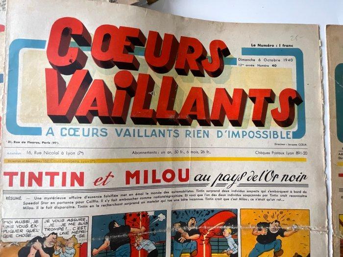 Cœurs vaillants - 1940 - Très rares NUMÉROS 40 et 41 de 1940, Boeken, Stripverhalen