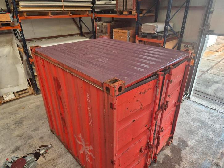 Container 8ft. rood HS-1327, Zakelijke goederen, Machines en Bouw | Keten en Containers, Ophalen of Verzenden