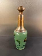 Fles - Verzilverd messing - Fles Art Nouveau