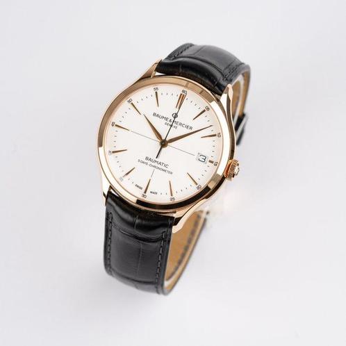 Baume & Mercier - Clifton Collection - Rose Gold Black  -, Bijoux, Sacs & Beauté, Montres | Hommes