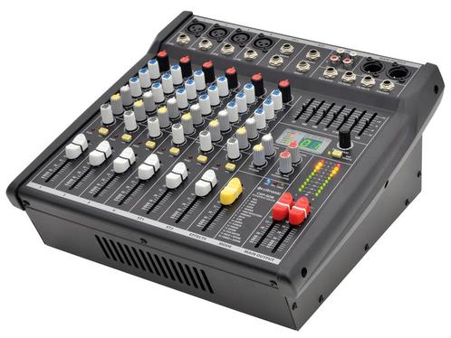Citronic CSP-408 Stage Mixer Met Versterker 400W, Muziek en Instrumenten, Microfoons
