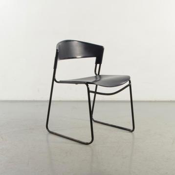 Steelcase Assisa kantinestoel, blauw, buisframe onderstel, Huis en Inrichting, Stoelen, Ophalen of Verzenden, Gebruikt