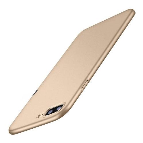 iPhone 8 Plus Ultra Dun Hoesje - Hard Matte Case Cover Goud, Telecommunicatie, Mobiele telefoons | Hoesjes en Screenprotectors | Apple iPhone
