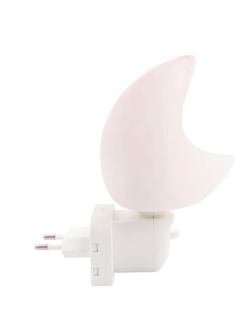 Zoutlamp MAAN - Wit - Nachtlampje met Aan / Uit Schakelaa..., Huis en Inrichting, Lampen | Tafellampen, Nieuw, Ophalen of Verzenden