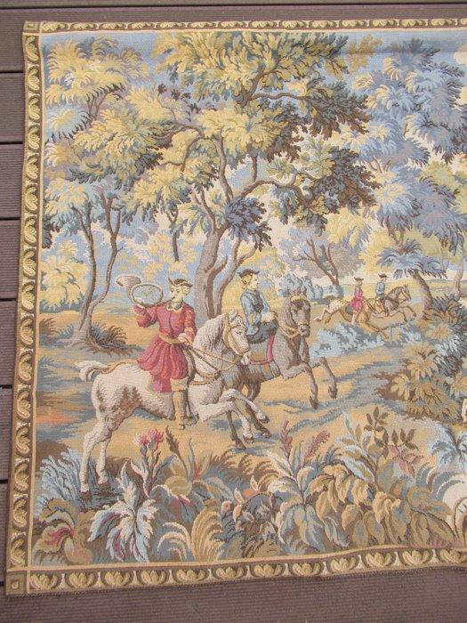 Gobelin wandtapijt de Jacht - Wandtapijt - 100 cm - 150 cm, Antiek en Kunst, Curiosa en Brocante