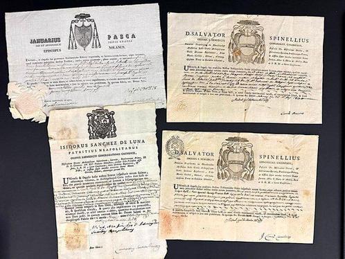 Christelijke voorwerpen (4) - Papier - 1700-1750, 1750-1800,, Antiek en Kunst, Kunst | Niet-Westerse kunst