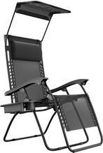 2eChoix | LifeGoods Chaise de jardin pliable - parasol, Tuin en Terras, Ophalen of Verzenden, Nieuw