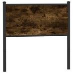 vidaXL Hoofdbord 90 cm bewerkt hout en staal gerookt, Huis en Inrichting, Slaapkamer | Bedden, Verzenden, Nieuw
