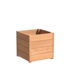 Hardhouten plantenbak Sevilla 60x60x57,4cm - Met bodem, Vierkant, Nieuw, 60 tot 100 cm, 30 tot 60 cm
