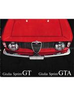1965 ALFA ROMEO GIULIA SPRINT GT / GTC BROCHURE, Nieuw