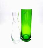 V.Nason&C. - Vaas (2) - silhouet - Muranoglas - Uranium, Antiek en Kunst