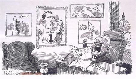 Pentekening Amerika - Belastingparadijzen in het buitenland, Antiek en Kunst, Kunst | Tekeningen en Fotografie, Verzenden