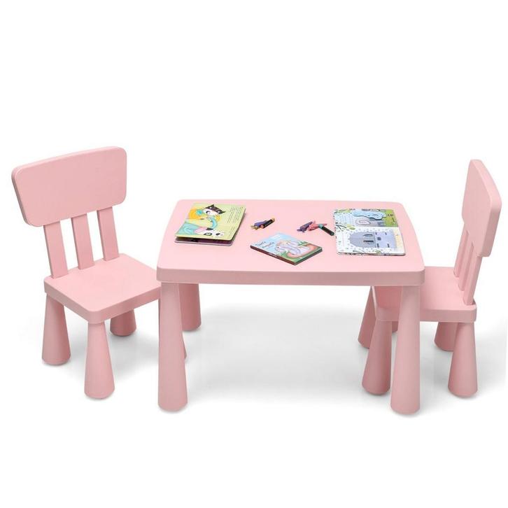 2dekans | Coast kindertafel en 2 stoelen 3 TLG. Zitgang voor, Huis en Inrichting, Stoelen, Ophalen of Verzenden