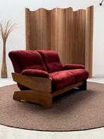 Canapé - Velours, Chêne, Antiek en Kunst