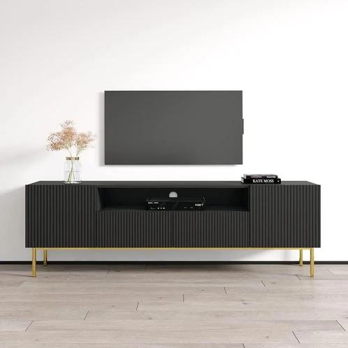 Tv-meubel Modern design 190x45,5x60,5 cm Zwart, Auto diversen, Autogereedschap, Verzenden