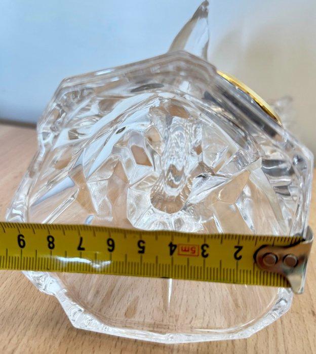 RCR Royal Crystal Rock – Tafelklok van kristal in de vorm, Antiek en Kunst, Curiosa en Brocante