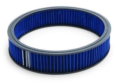 Edelbrock 14 X 3 inch blauw filter, Auto-onderdelen, Filters, Nieuw, Ophalen of Verzenden